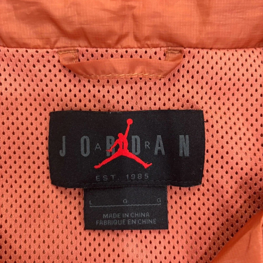 Jordan 23 Engineered Mens‎ Full Zip Lightweight Jacket Orange DM1863-872 Size L